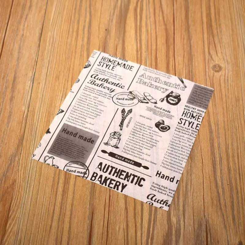 Custo 40 Gsm Jumbo Frozen Flower Biodegradable Sandwich Baking Greaseproof Burger Wrapper Wax Oil Proof Food Packaging Paper