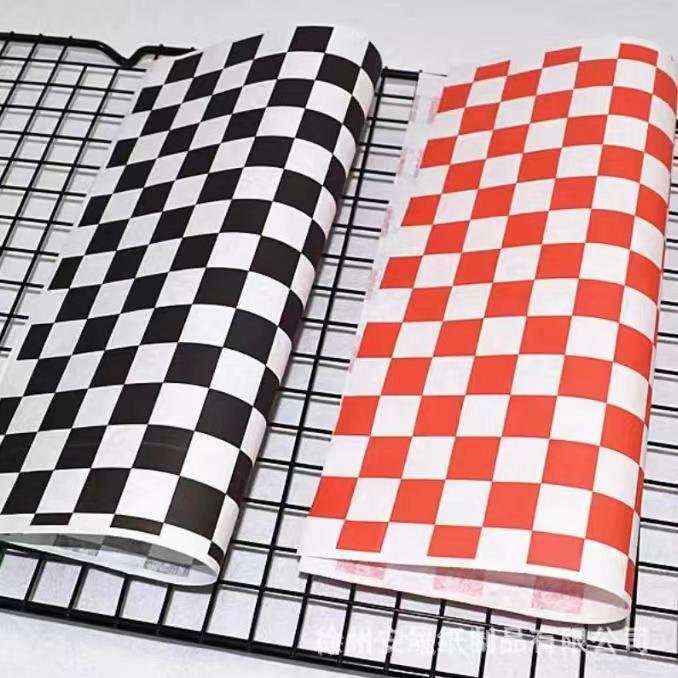 Wax Paper Wholesale Customized Printed Logo Wrapping Paper Custom Logo Printing 40-80gsm Oil Proof Food Grade Wrapping Paper