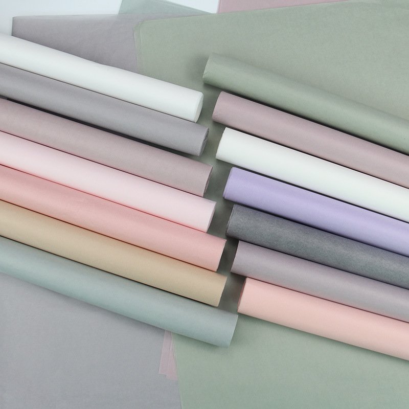 Waterproof 17g Gift Wrapping Paper Wrapping Paper Roll Fresh Flower Wrapping Paper