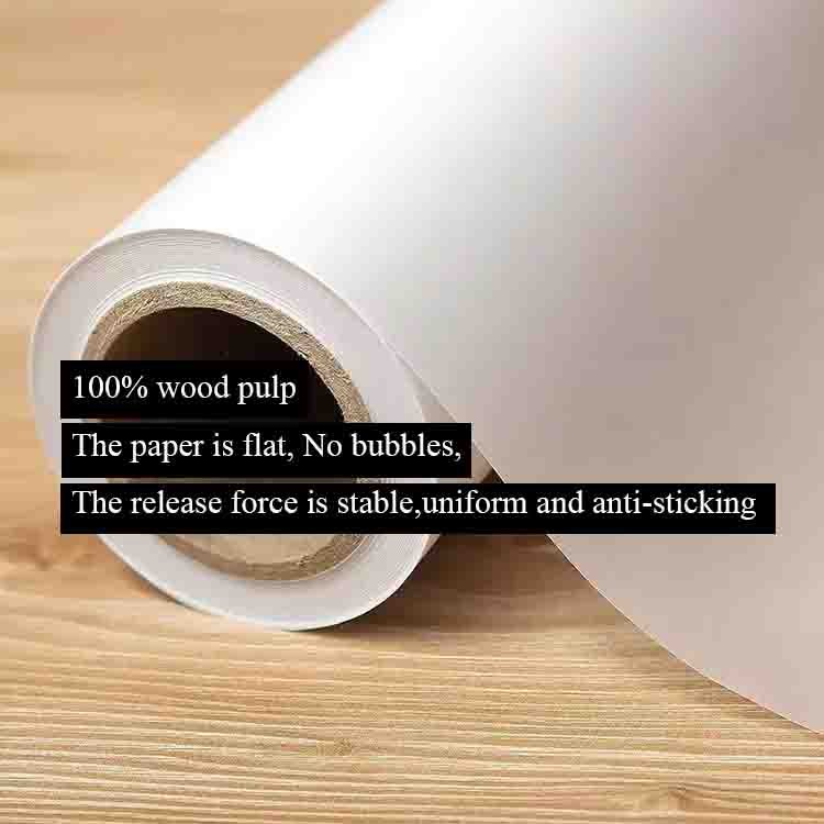 High quality release paper, silicone adhesive paper, giant roll/PE food packaging paper