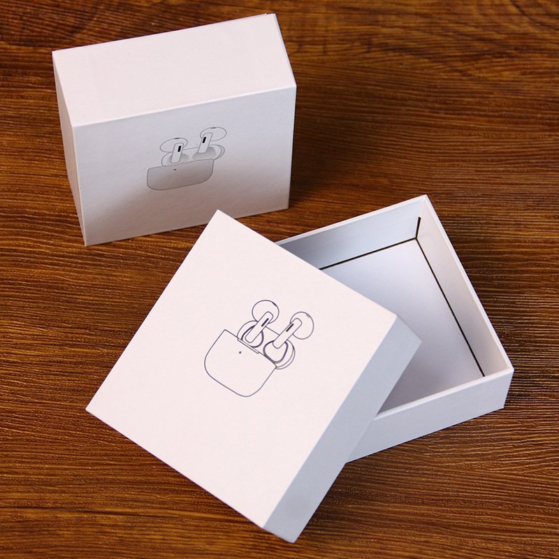 Lip And Base Box Package Box Eco Friendly Electronic Headphone Wired Headphone Earphones Packing Box For Electronic Product