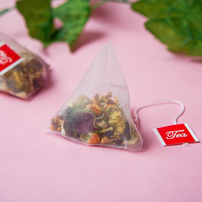 Transparent tea packaging wholesale leather bag hanging bag organizer without gauze