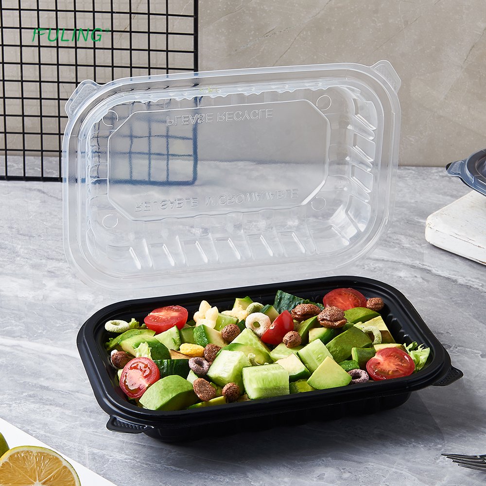 Custom fast food packaging takeaway boxes airline lunch box container envases to go Disposable paper box burger
