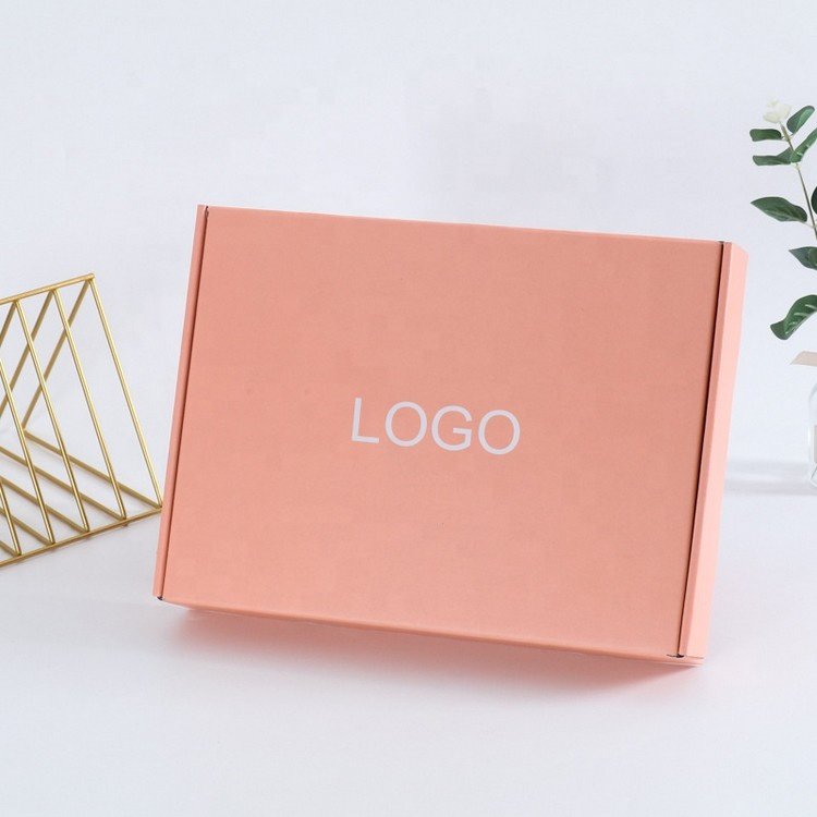 Custom Mailer Box Square Premium Cosmetic Packaging Cardboard Paper Packaging Box Corrugated Shipping Mailer Box With Logo