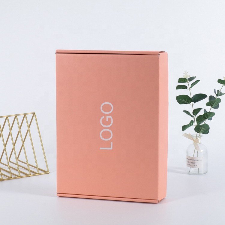 Custom Mailer Box Square Premium Cosmetic Packaging Cardboard Paper Packaging Box Corrugated Shipping Mailer Box With Logo