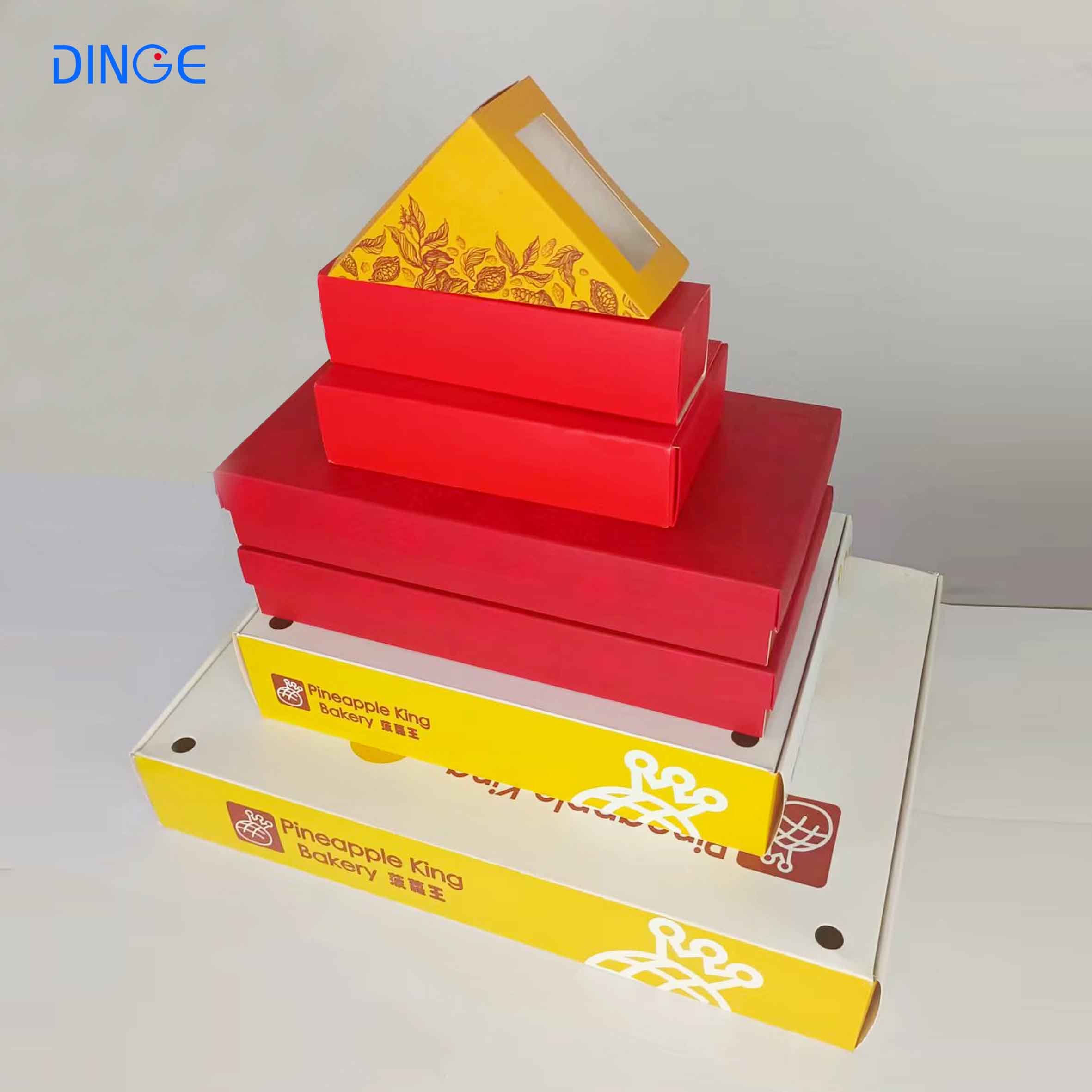 large custom packaging customized customize box product logo printed food paper with insert and printing boxes