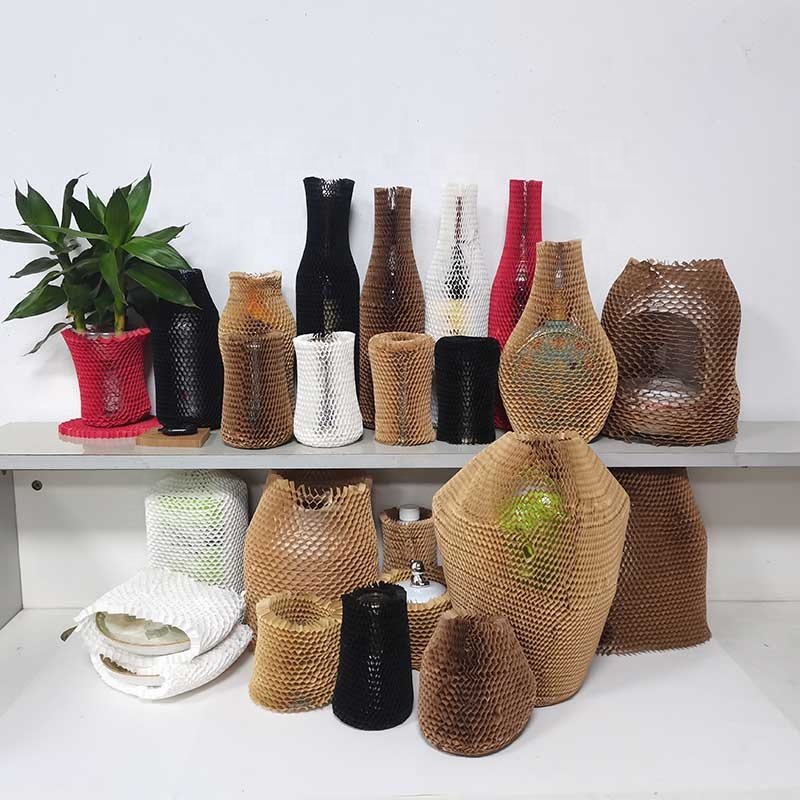 Baby Bottle Protective Milk Bottle Beer Red Wine Bottle Protect Cover Honeycomb Packaging Paper Sleeve