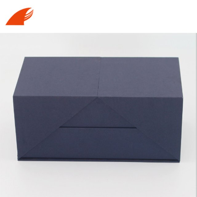 Wholesale Custom Logo Printed Retail Commodities leather wrapped Packaging Paper Special-shaped Double Door box