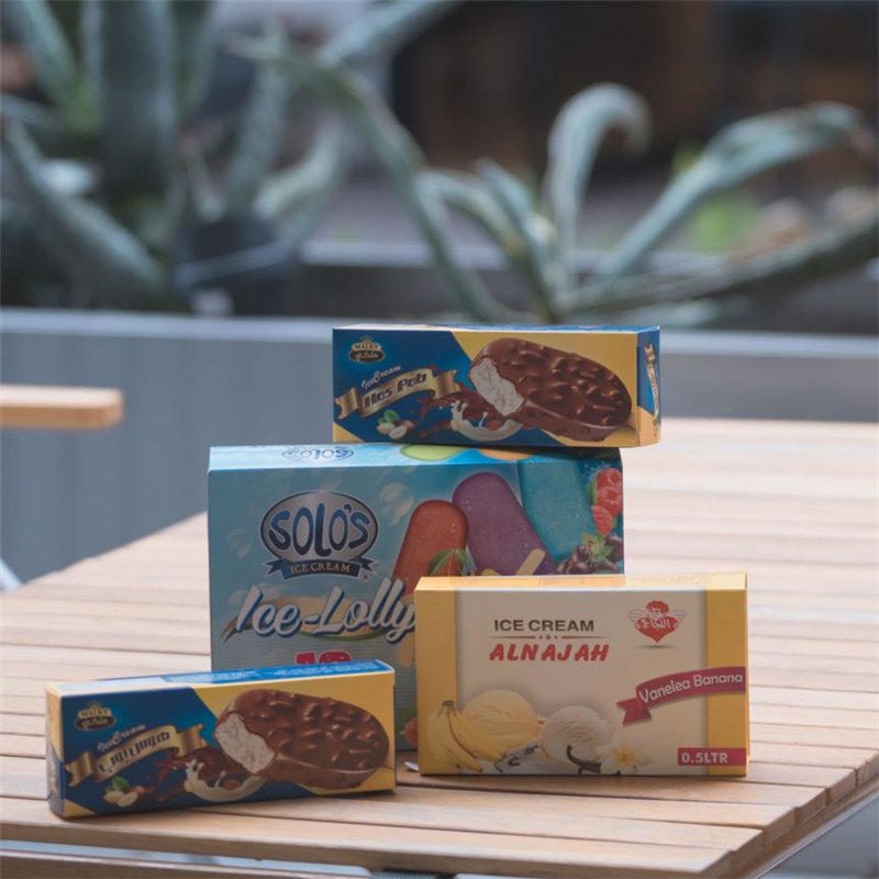 Custom logo printing popsicle box ice cream packaging box