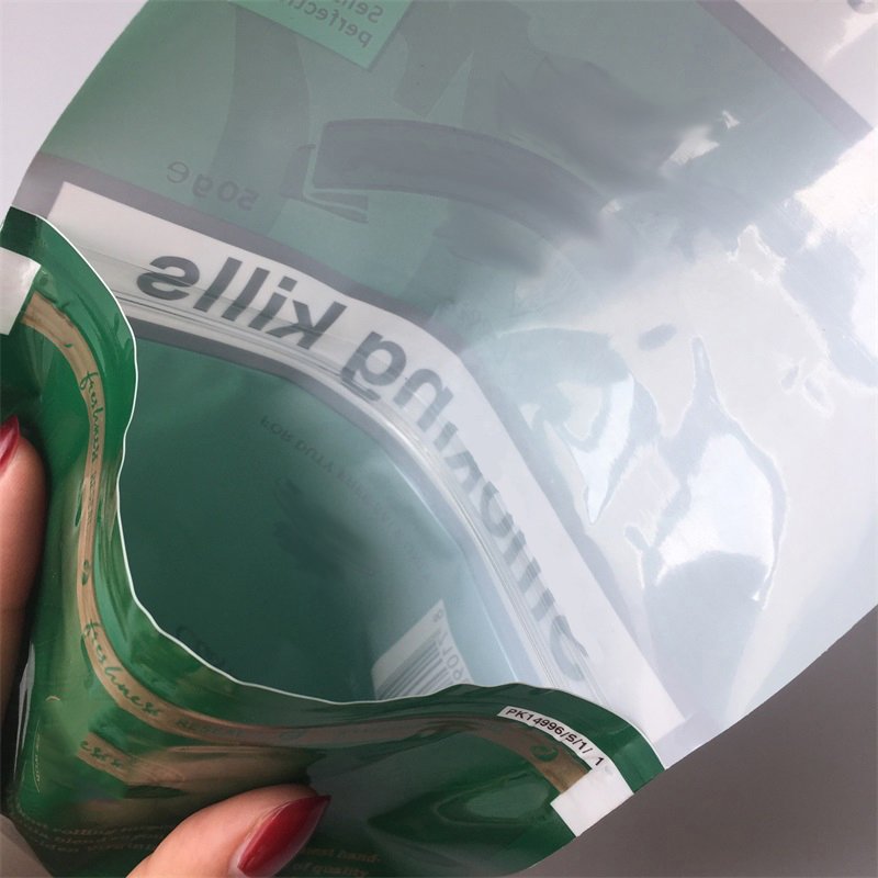 Custom Zipper Baccy Bag Rolling Tobacco Pouch Packaging