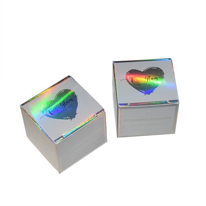 Eco Friendly Luxury Fragrance cosmetic Paper Gift Packaging Essential Oil Box Perfume Box Holographic Box Set