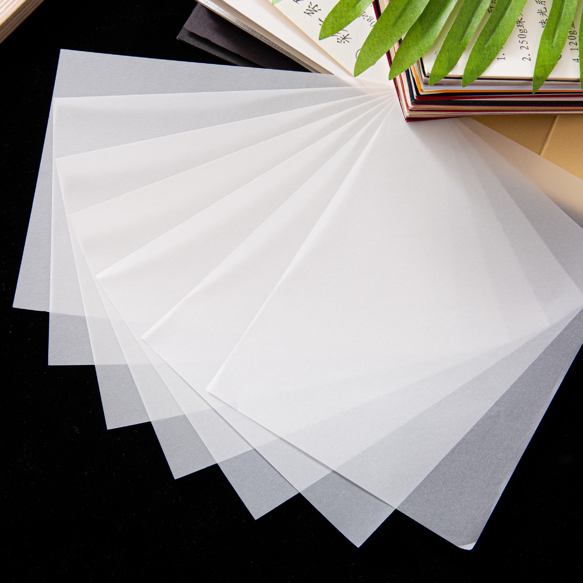Factory 50 microns Printable transparent wrapping paper Tracing paper for packaging