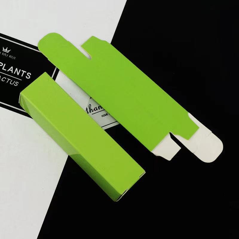 Folding Color Cardboard Box Wholesale Lip Balm Lipstick Kraft Paper Packaging Paper Box