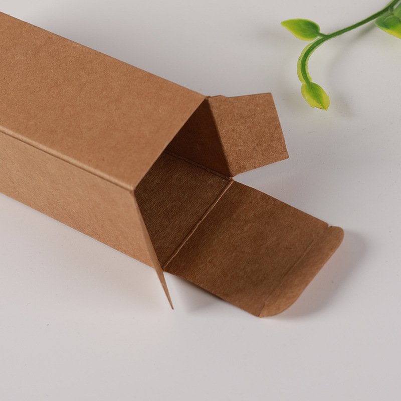 Folding Color Cardboard Box Wholesale Lip Balm Lipstick Kraft Paper Packaging Paper Box