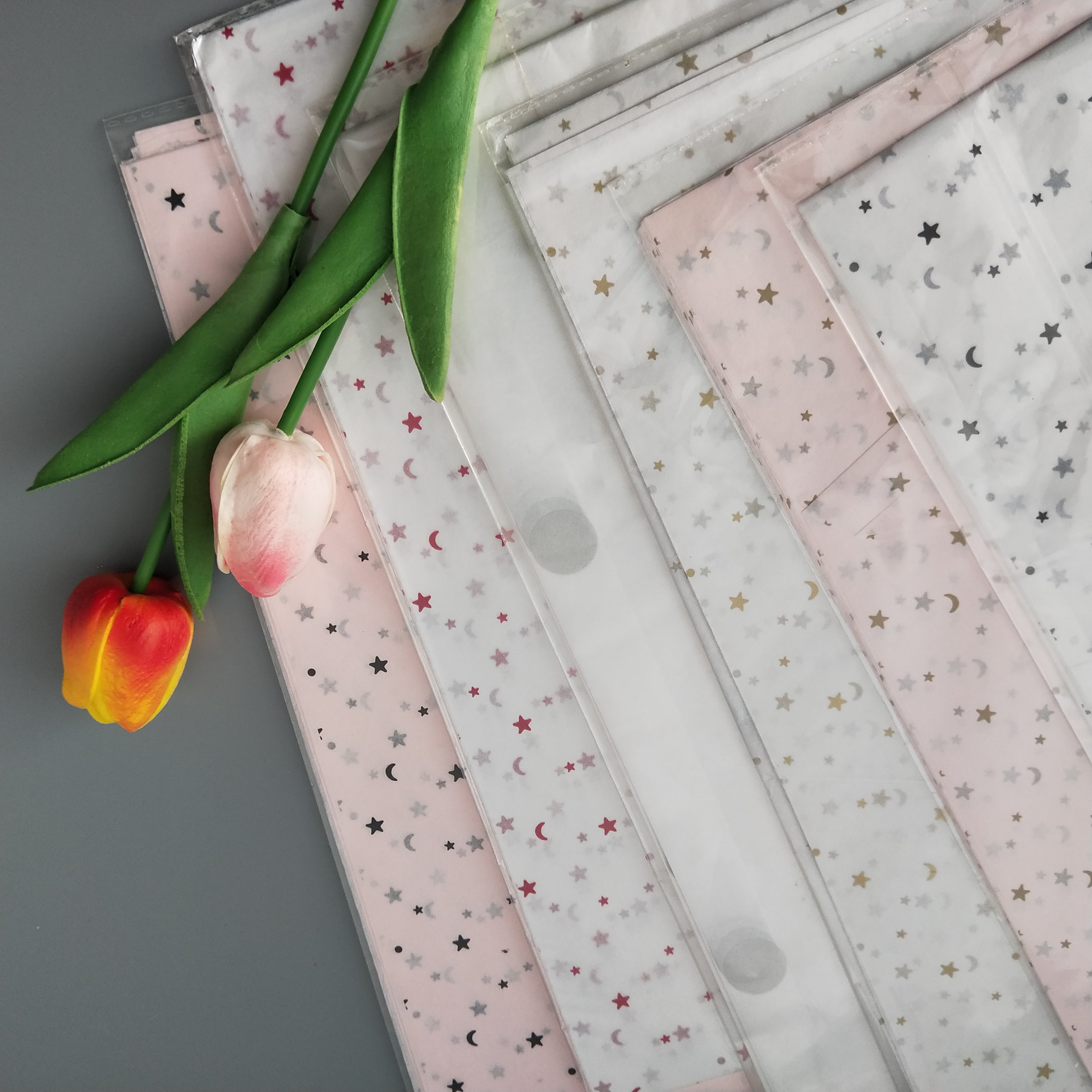 Wholesale customised resable sandwich burger wax wrap paper Custom logo paper tissue packaging grade packaging paper