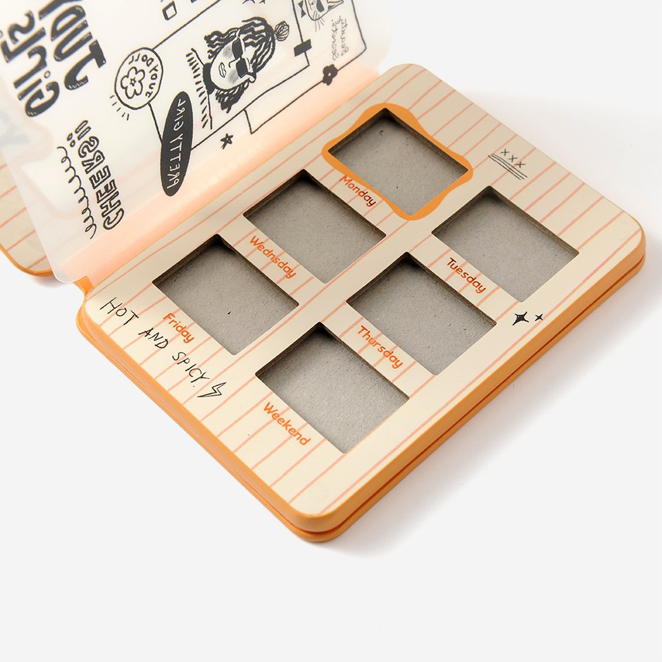 Fancy packaging paper manufacturers wholesale custom DIY eyeshadow palette packaging box manufacturer cosmetic