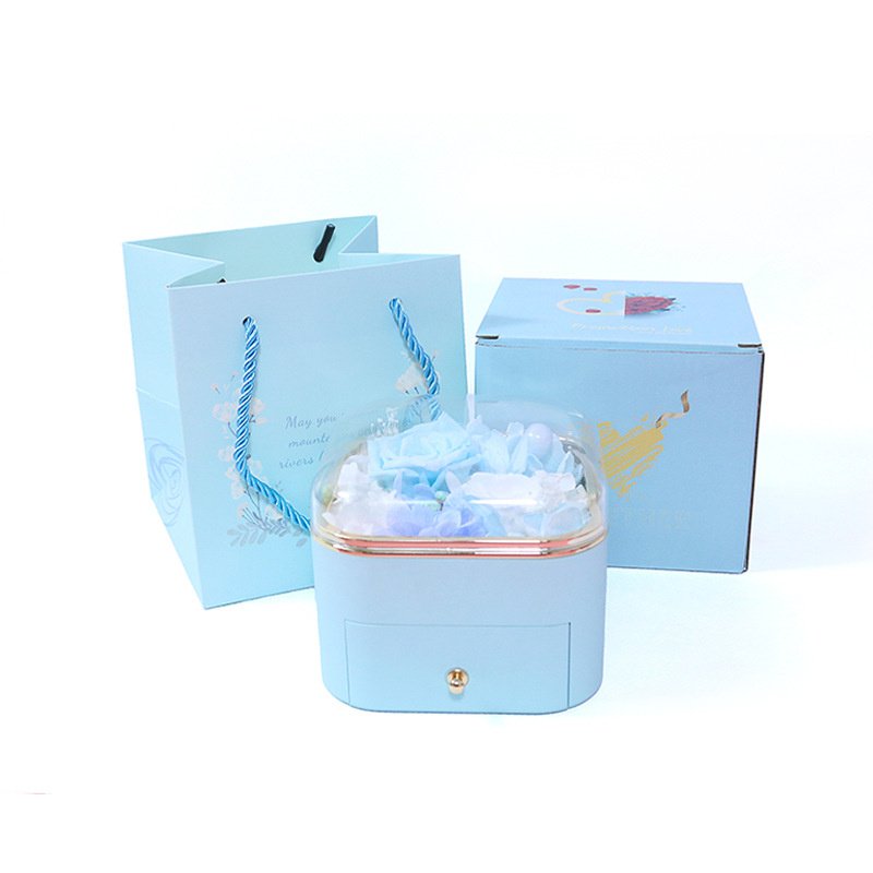 Low Price Acrylic Jewelry Flower Box For For Mom For Mothers Day Gift 2023 amazing gift