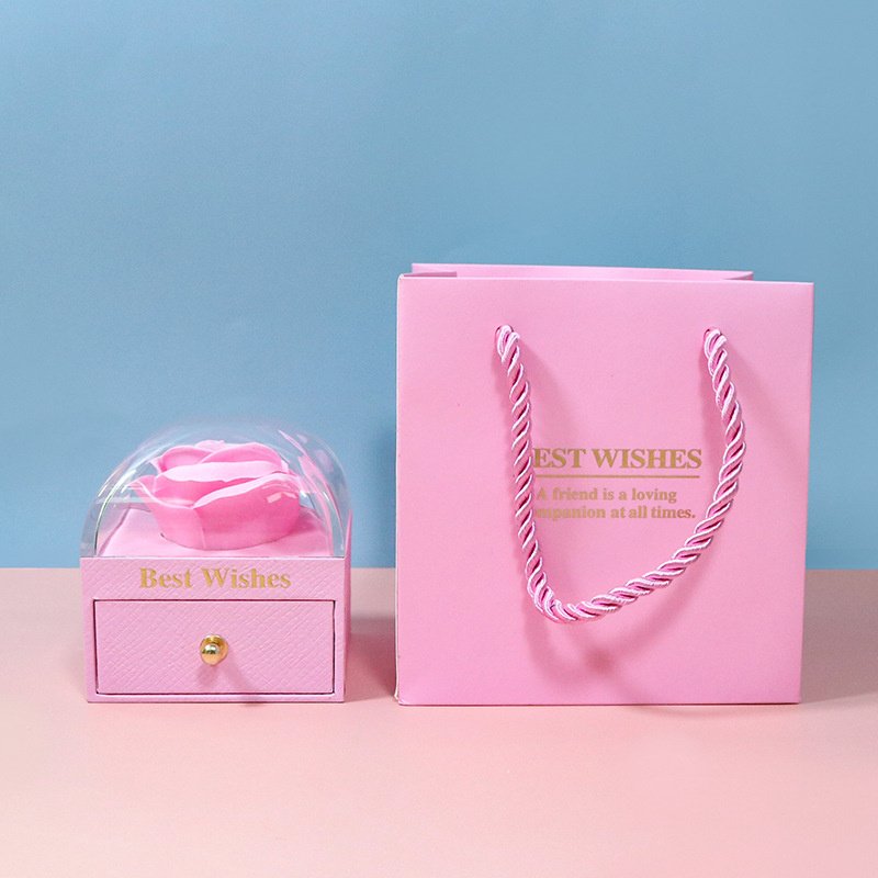 Low Price Acrylic Jewelry Flower Box For For Mom For Mothers Day Gift 2023 amazing gift