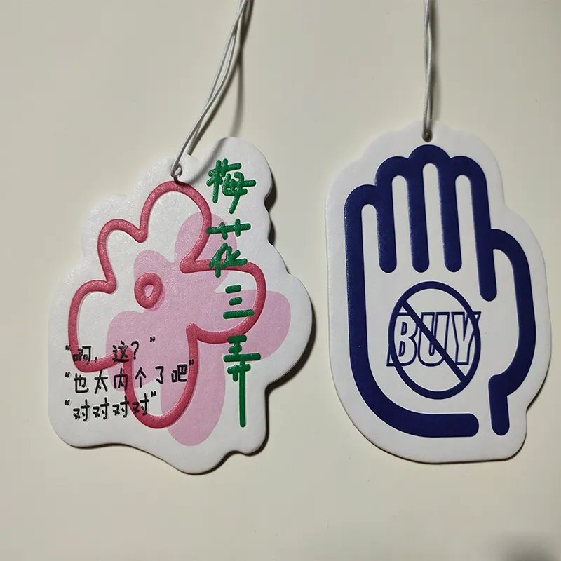 Long Lasting Scent Paper Air Freshener Cards Paper Car Air Freshener: Elevate Your Car's Interior with Fresh Scent