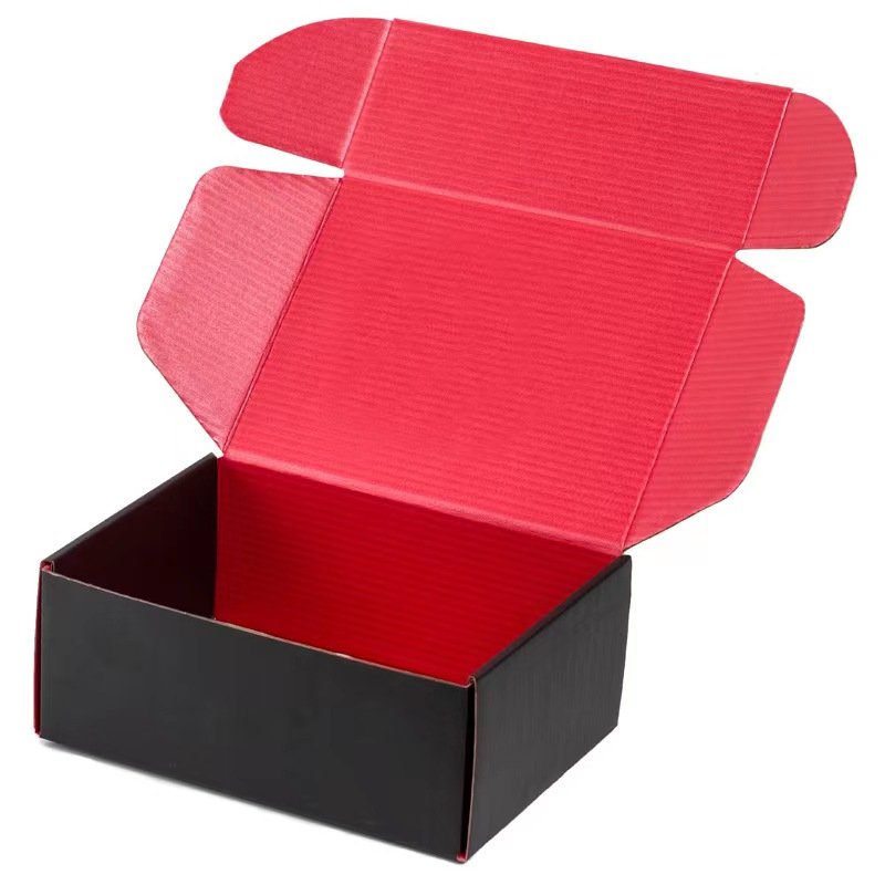 Luxury Custom Logo Eco Friendly Colored Cardboard Packaging Paper Airplane Corrugated Gift Shipping Boxes Mail Mailer Box