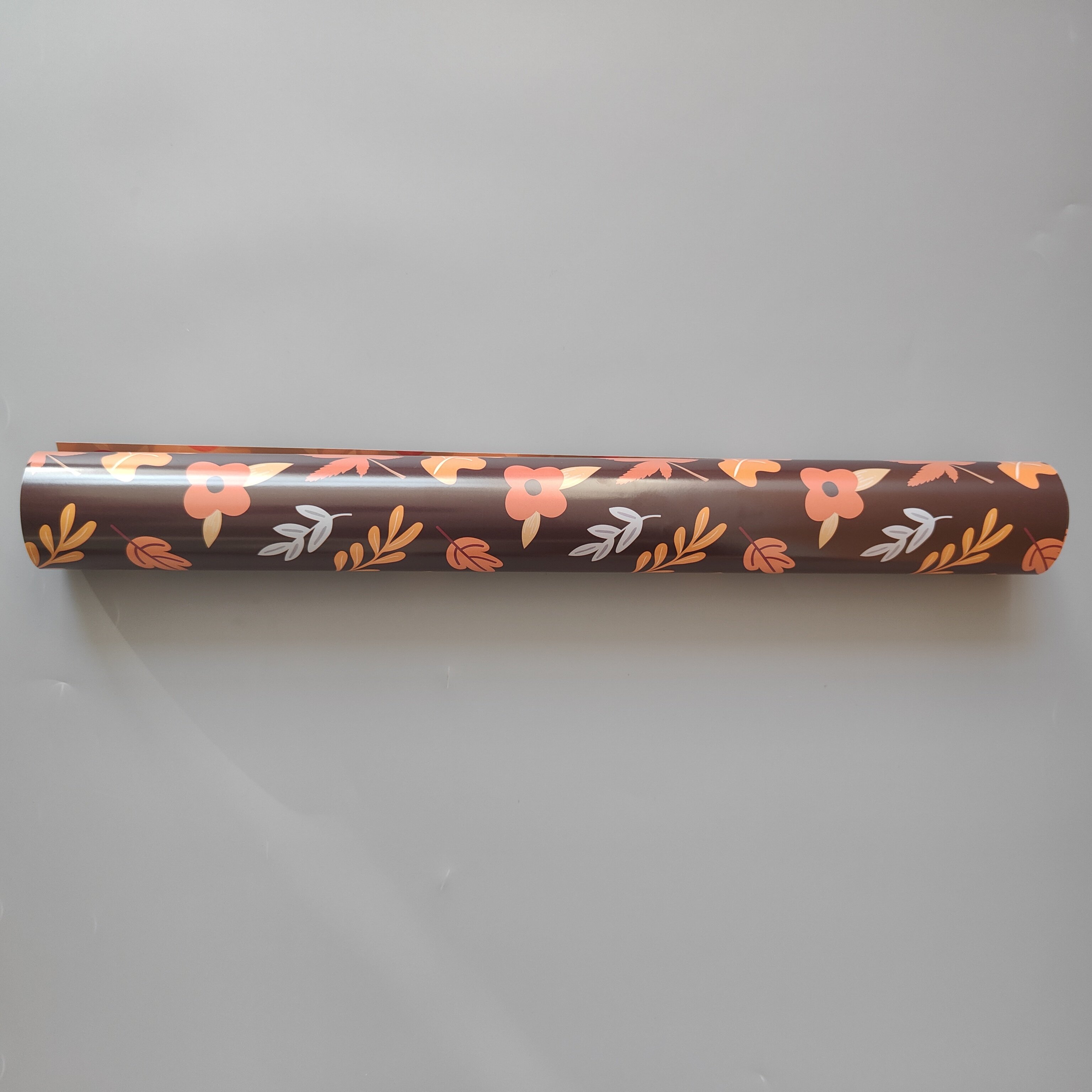 100% Recycled 80g art paper custom printed wrapping paper roll with logo for gifts