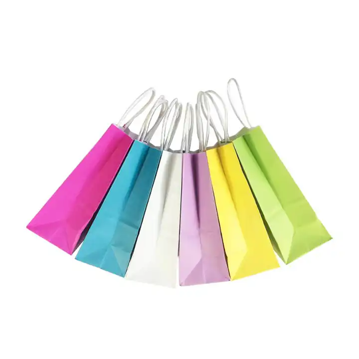 Custom Printing Luxury Food Wine Gift Bread Sandwich Goodies Personalized Gift Packaging Shopping Kraft Paper Bag