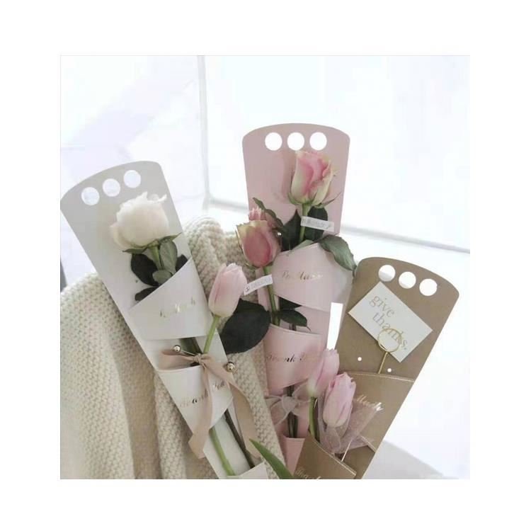 Custom Roses Bouquet Packaging Paper Handheld Flower Gift Boxes Wholesale Floral Boxes For Bouquets