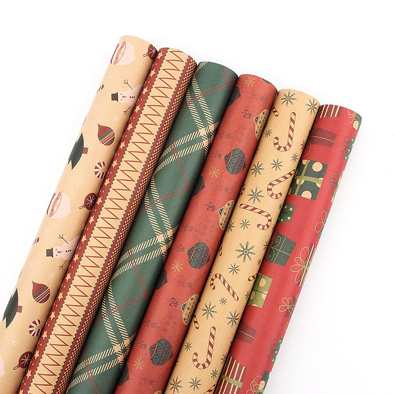 Brown Gift Wrapping Paper New Musical Note Kraft paper Valentine's Day Birthday Gift packaging Holiday Gift Wrapping paper