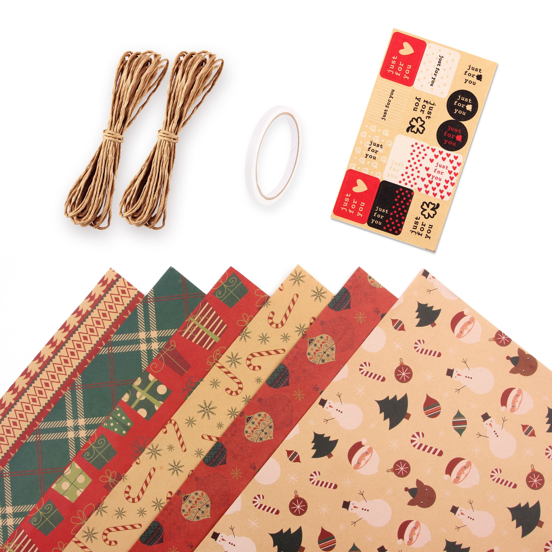 Brown Gift Wrapping Paper New Musical Note Kraft paper Valentine's Day Birthday Gift packaging Holiday Gift Wrapping paper