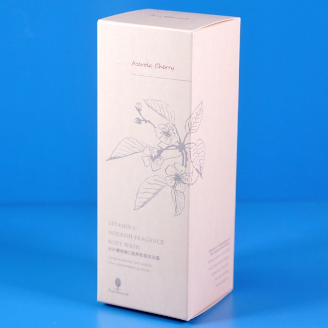 Custom paper boxes cosmetic Logo Printed Ivory Paper Folding Skin Lotion Cosmetic Packaging Paper Gift Box