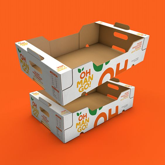 Custom print cherry tomatoes fruit packaging paper box