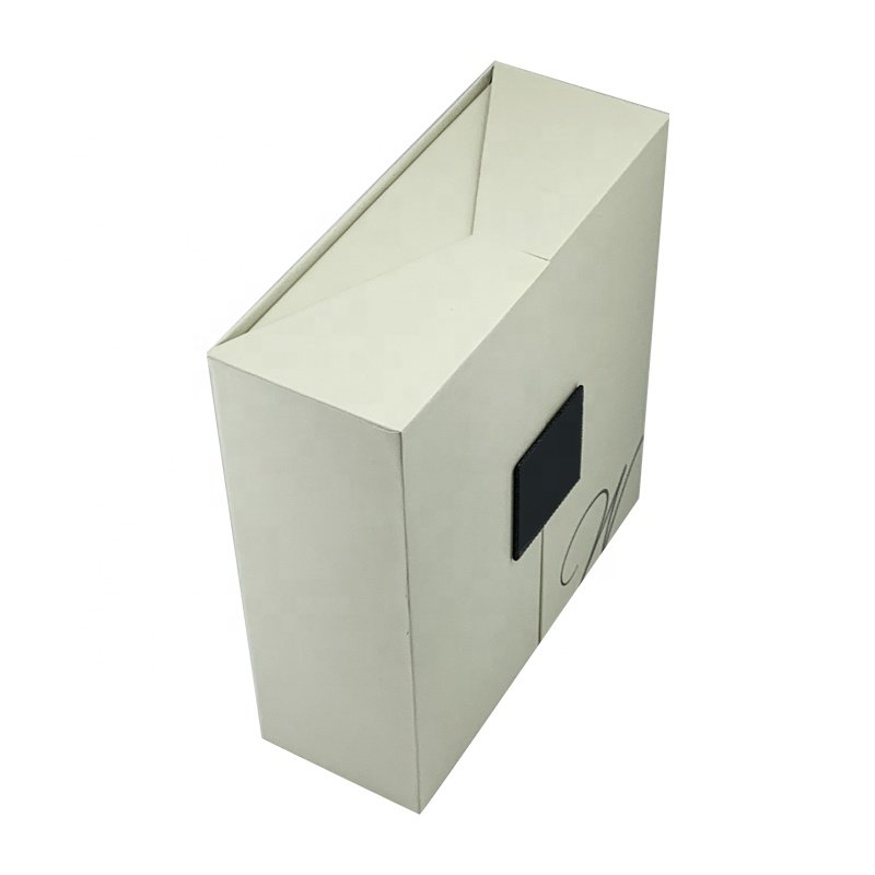 Flap Lid Packaging Cardboard Bespoke Custom Magnetic Closure Gift Box Customized Makeup Ribbon EVA