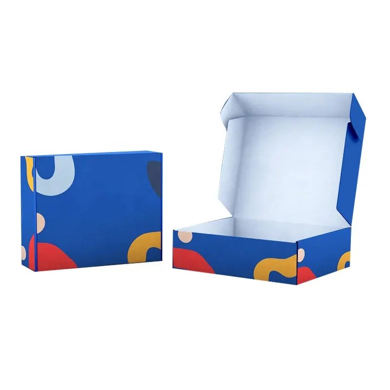 Manufacturer Large Color Printed Cardboard Box Mailing Apparel Box Corrugated Custom Shipping Boxes With Logo Packaging
