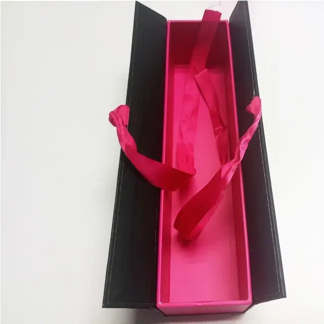 Luxury custom recyclable cost-effective gift paper packaging wig hair extension magnetic box with logo