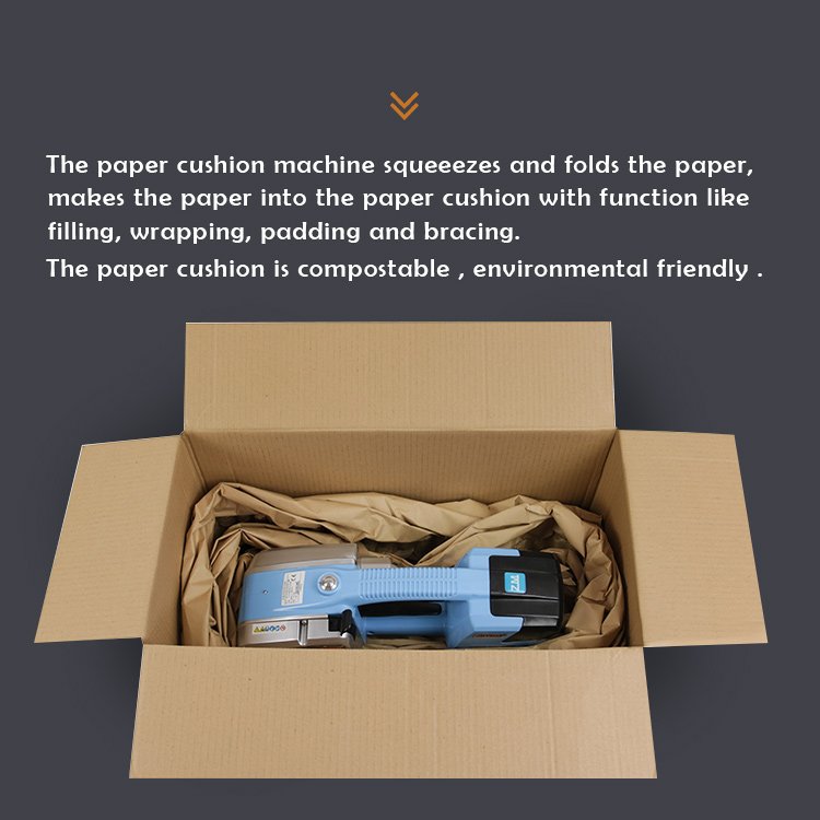 ULINEpak Alternative Substitute to Kraft Paper Cushion Plastic Bubble Packaging Wrapping