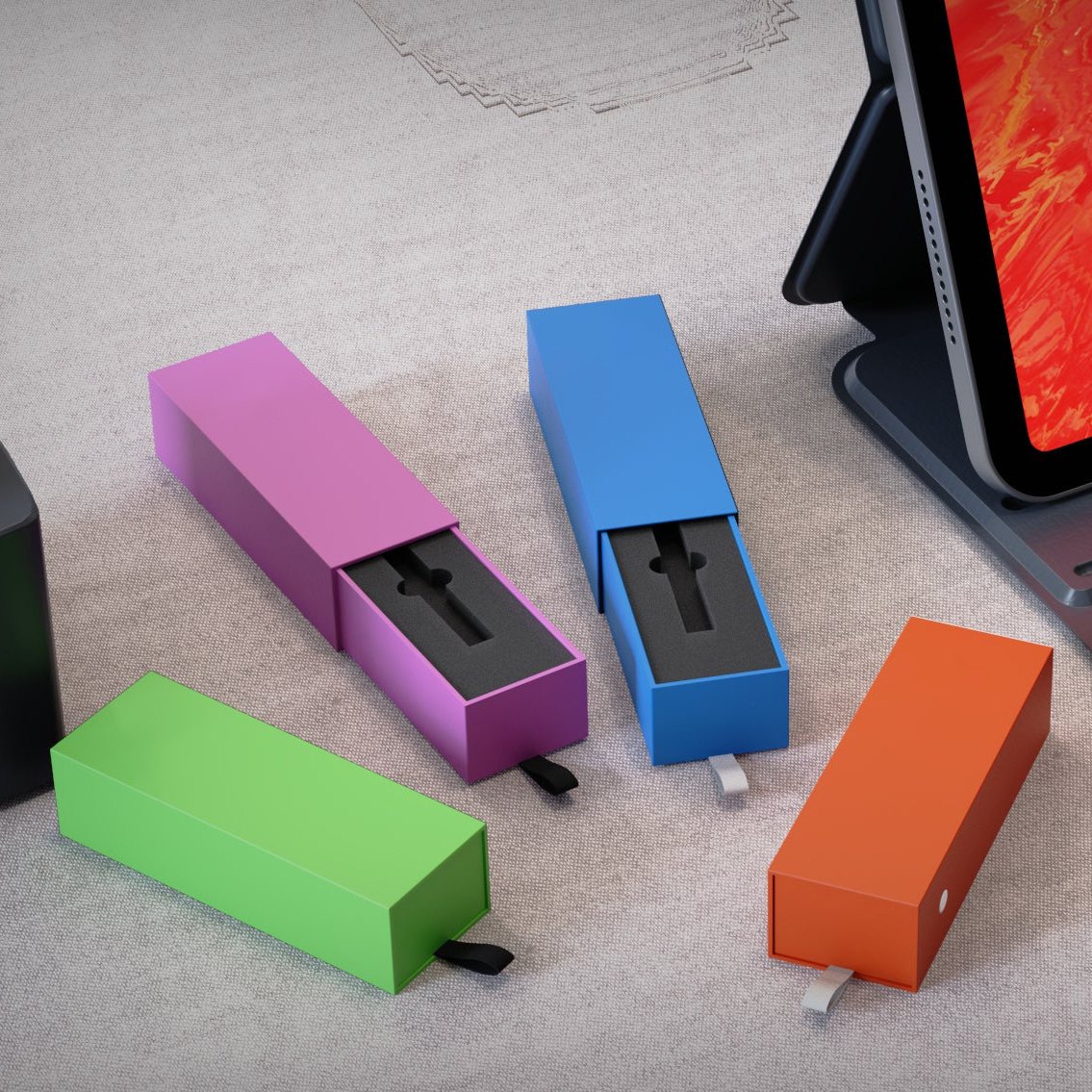 custom Recyclable pre Child Resistant packaging box roll ChildProof Slide Drawer Vaporizer JointPackaging Paper Box