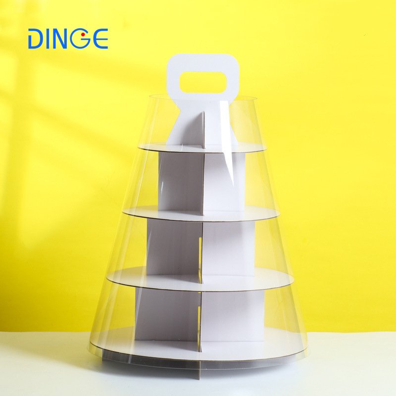 chocolate cake paper bento multipurpose box tin bread luxury custom can packaging cup with handle your logo