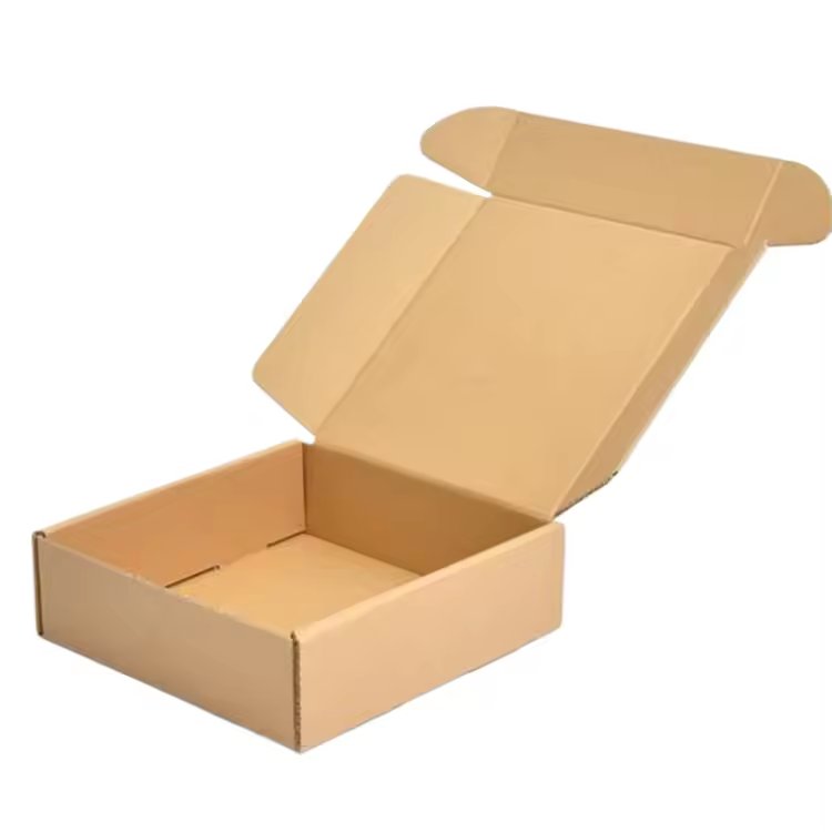 Kraft Paper Custom Size Brand Logo Corrugated Shipping Mailer Box Packaging