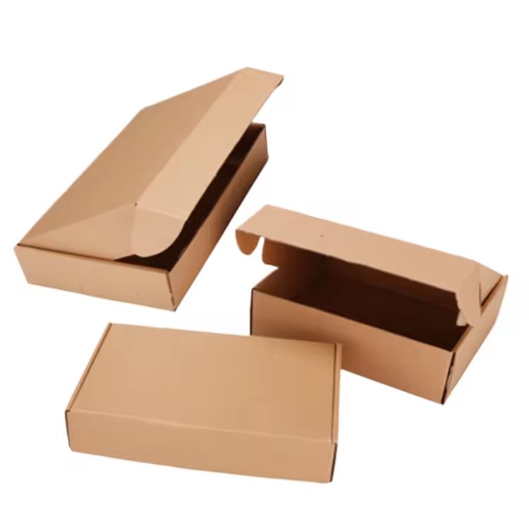 Kraft Paper Custom Size Brand Logo Corrugated Shipping Mailer Box Packaging