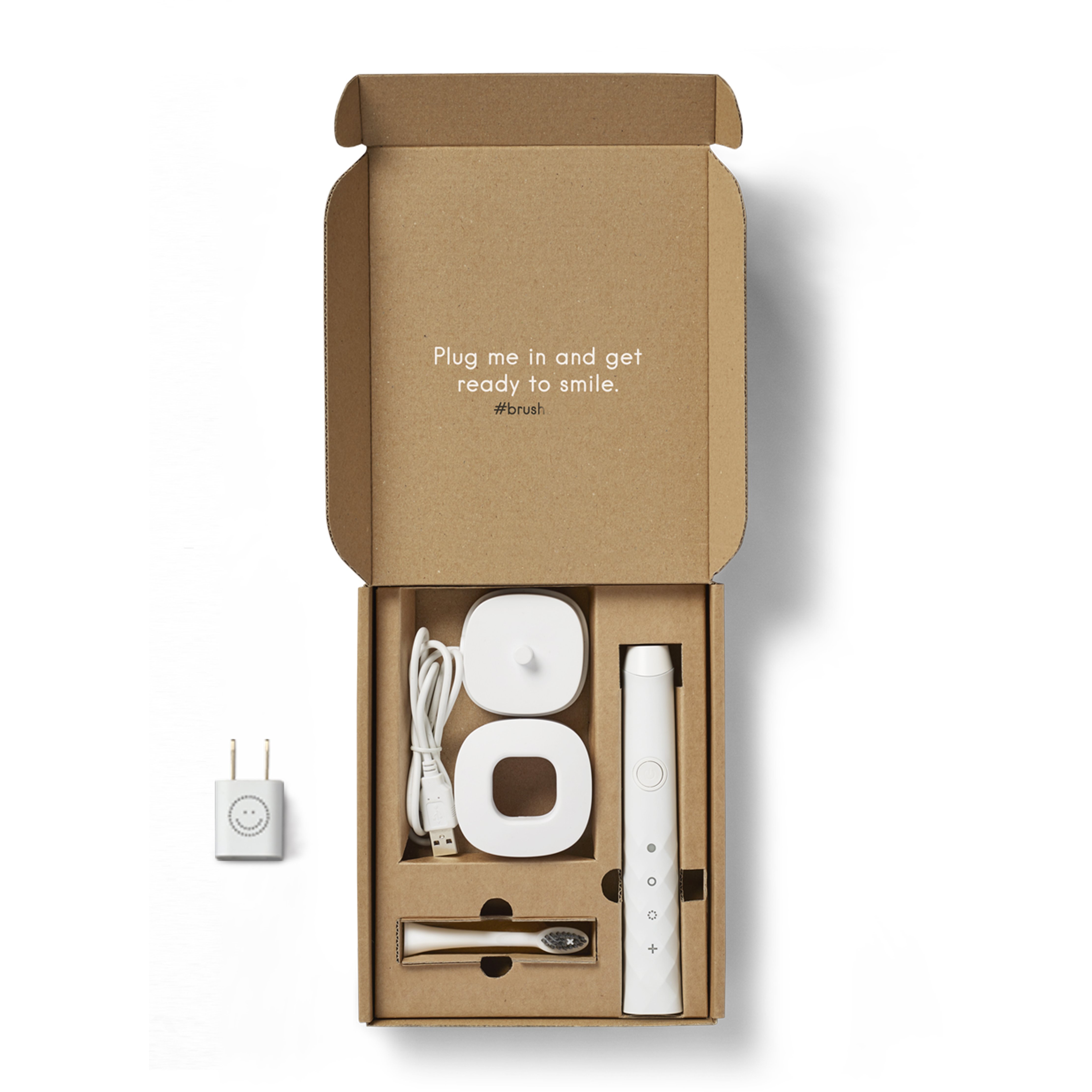 Custom cardboard packaging portable water flosser blue teeth cleaner cordless rechargeable oral irrigator mailer box
