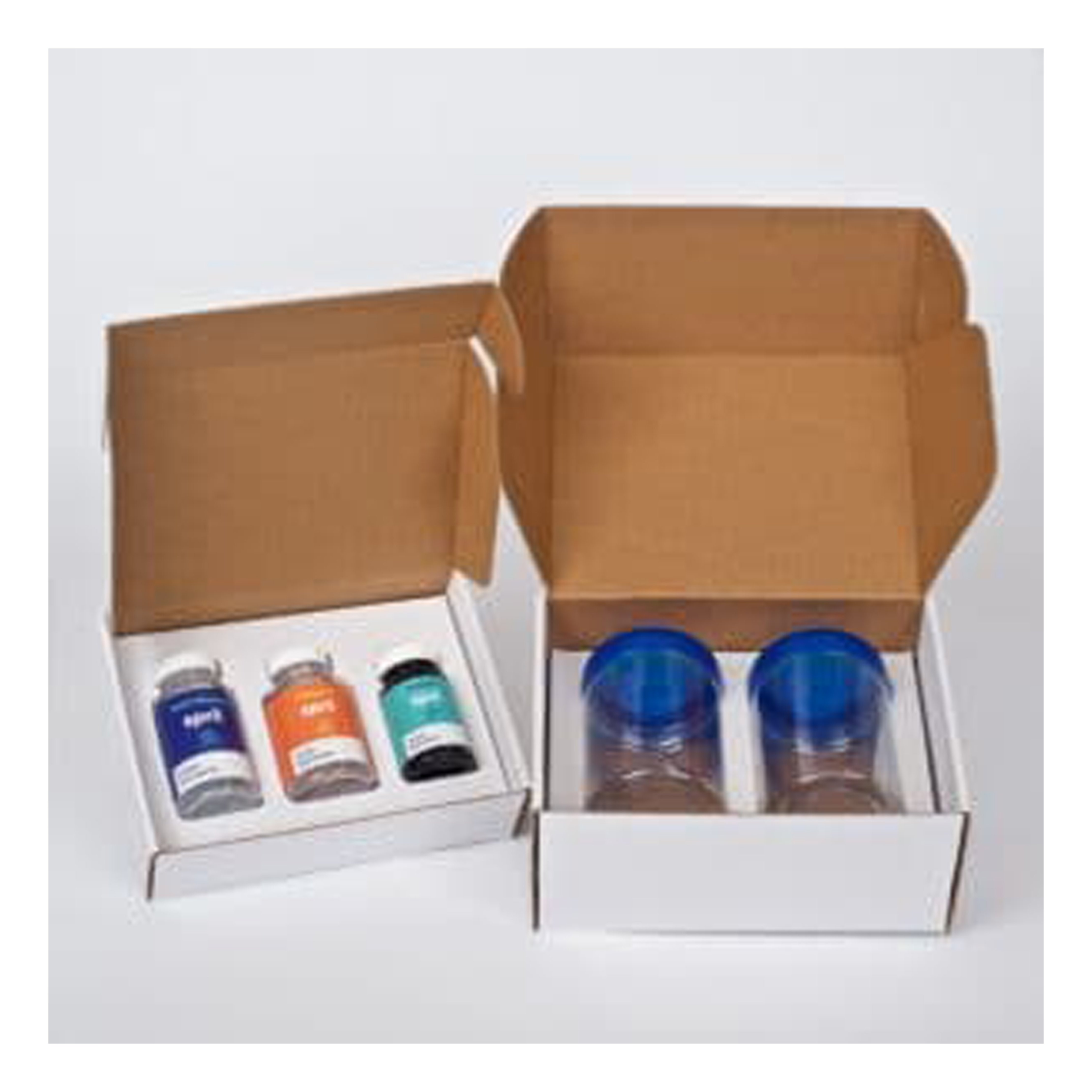 Custom cardboard packaging portable water flosser blue teeth cleaner cordless rechargeable oral irrigator mailer box