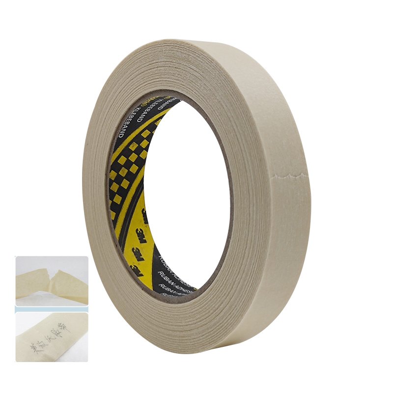 Wholesale High Temp 232 Crepe Paper Auto Masking Paint Tape Single Sided Rubber Adhesive Waterproof Painter's Car Masking