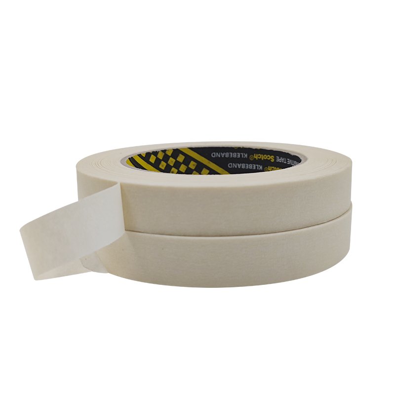 Wholesale High Temp 232 Crepe Paper Auto Masking Paint Tape Single Sided Rubber Adhesive Waterproof Painter's Car Masking