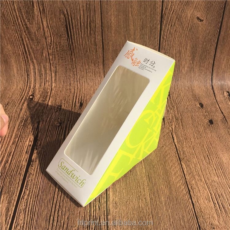 Manufacturer sale custom design premium paper sandwich box packaging