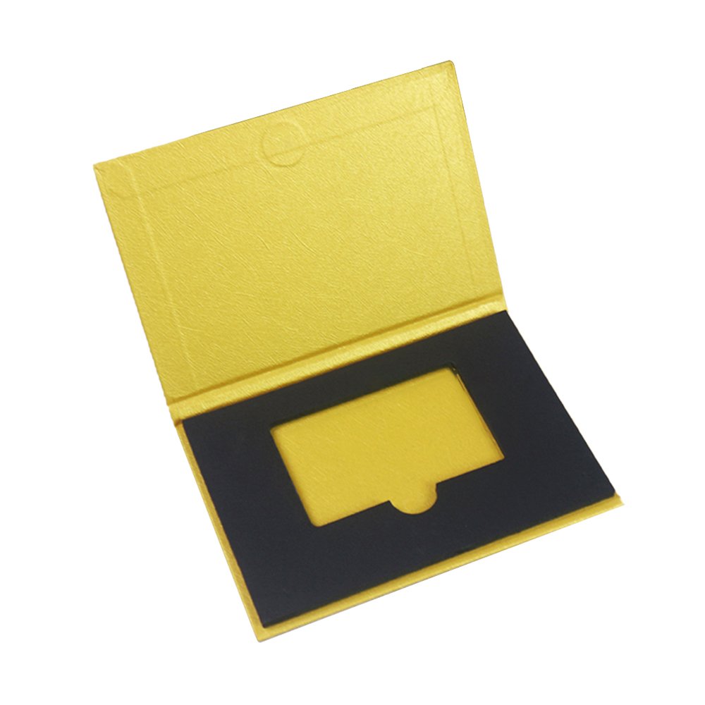 Luxury VIP Membership Metal Business Card Slots Paper Box Magnetic Gift Cards Box Packaging