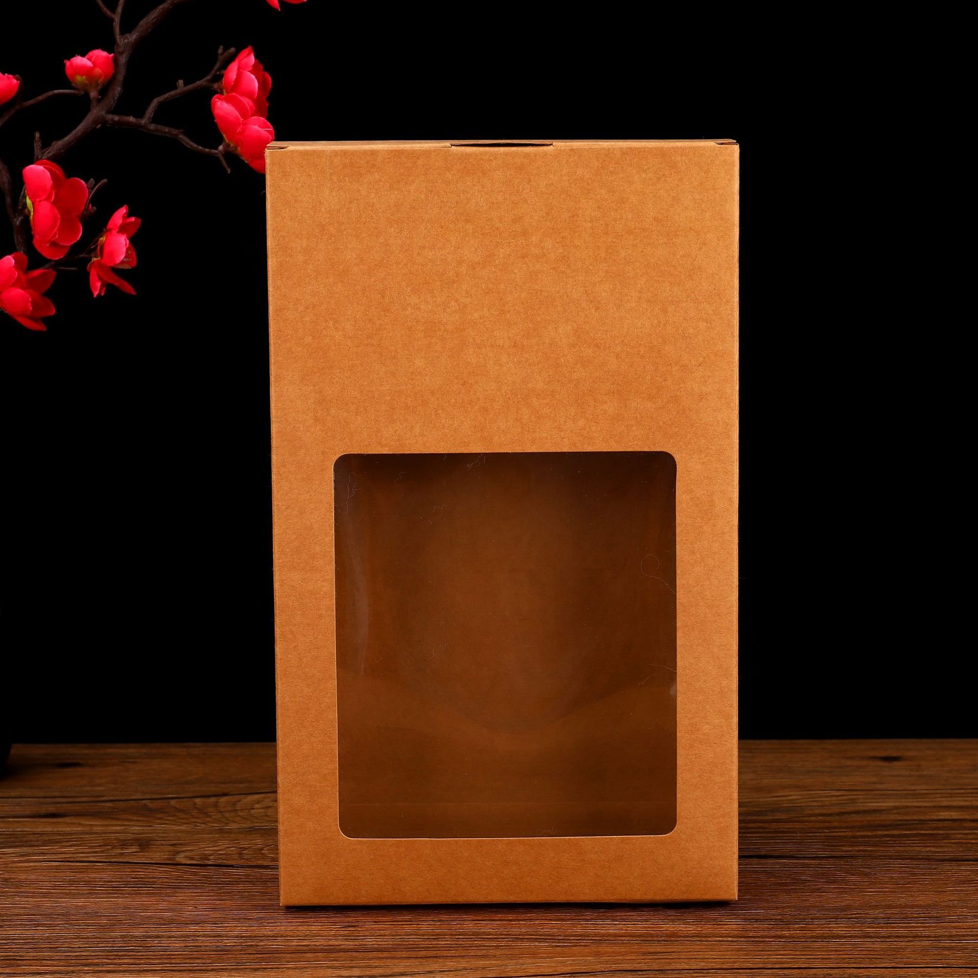 Custom Foldable Corrugated Cardboard Box Children Kids Toy Packaging Paper Box with PVC Window