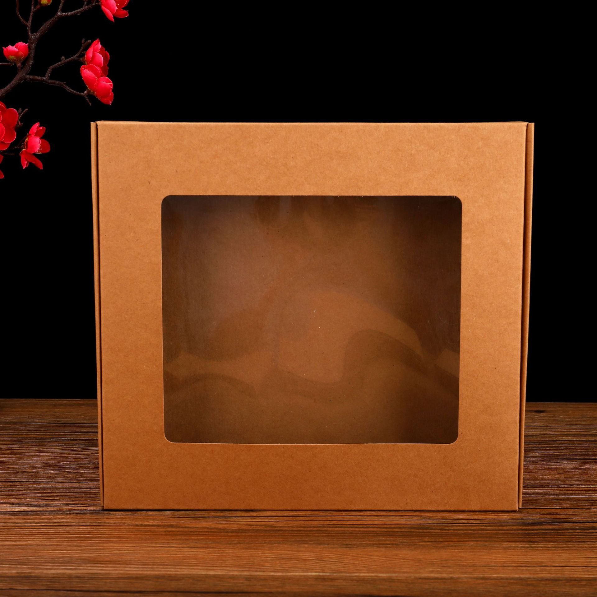 Custom Foldable Corrugated Cardboard Box Children Kids Toy Packaging Paper Box with PVC Window