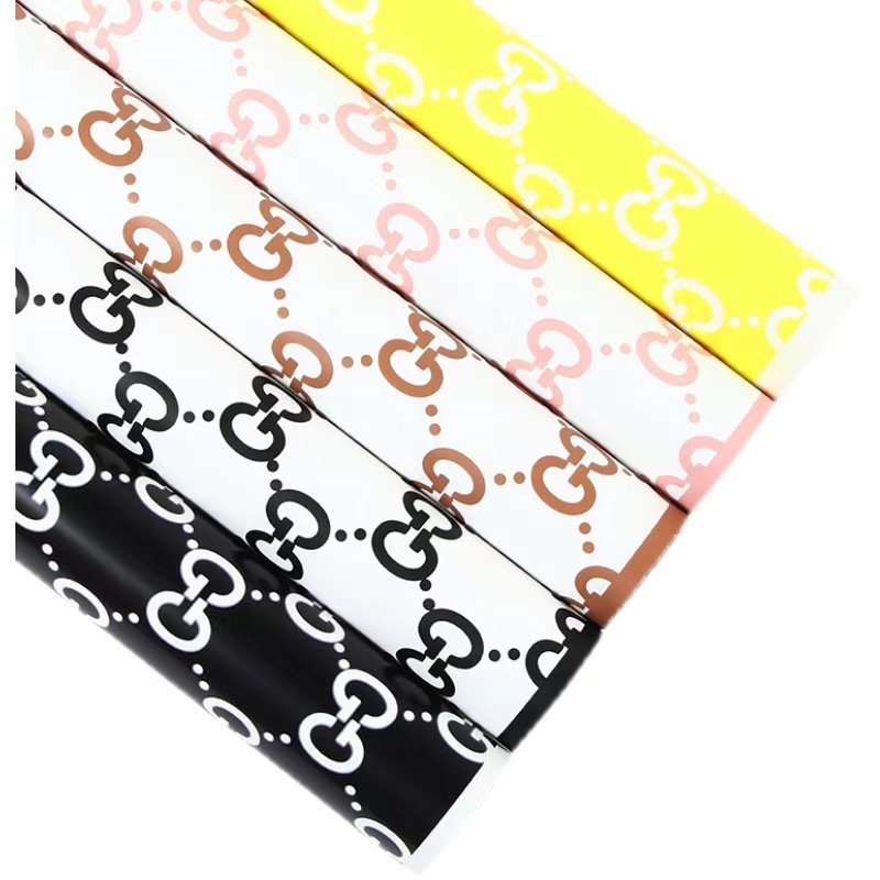 Factory wholesale big brand paper G home retro printing gift flowers waterproof wrapping paper