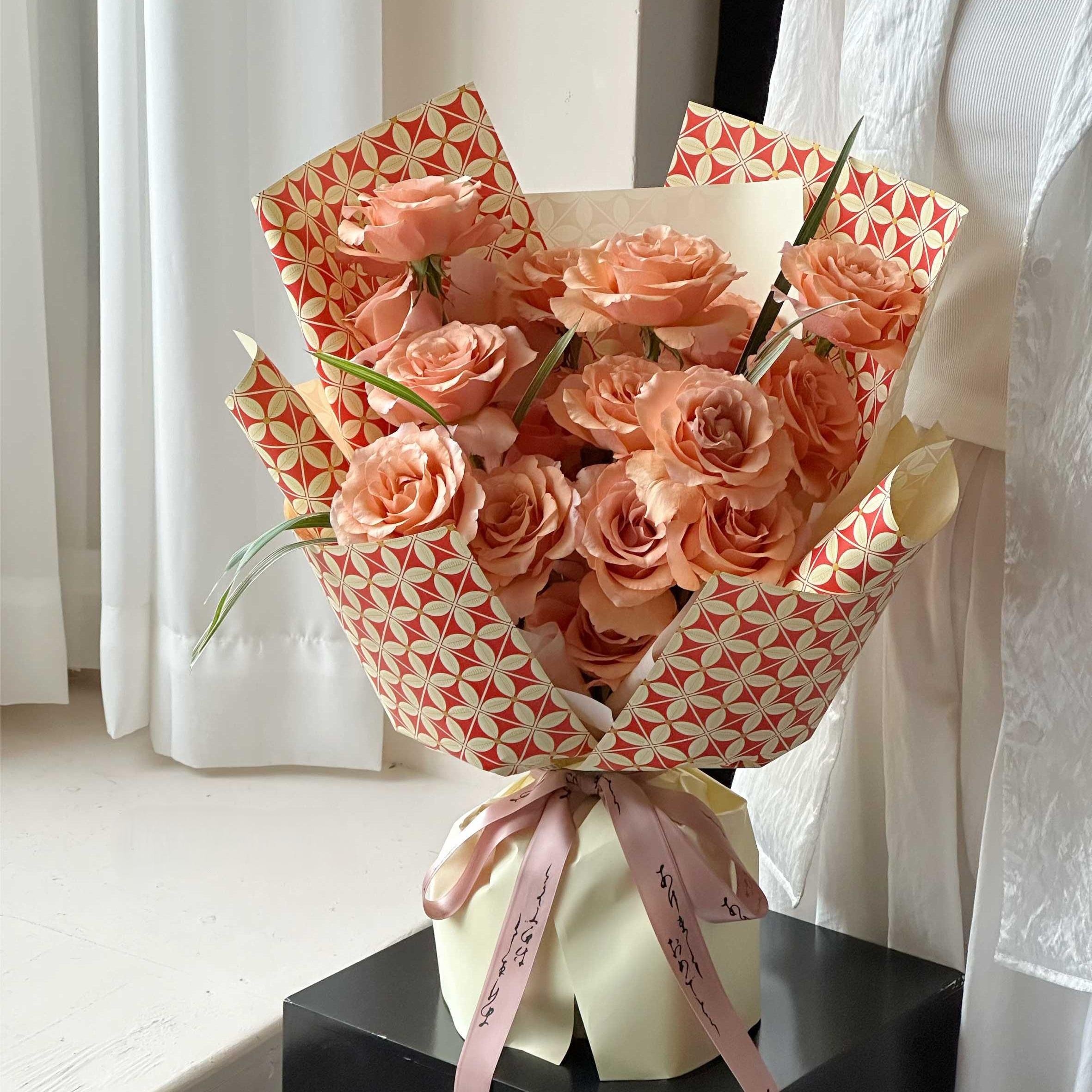 HUABAN flower wrapping paper Korean Wrapping Paper For Bouquets Floral Gift Packaging Paper For Flowers