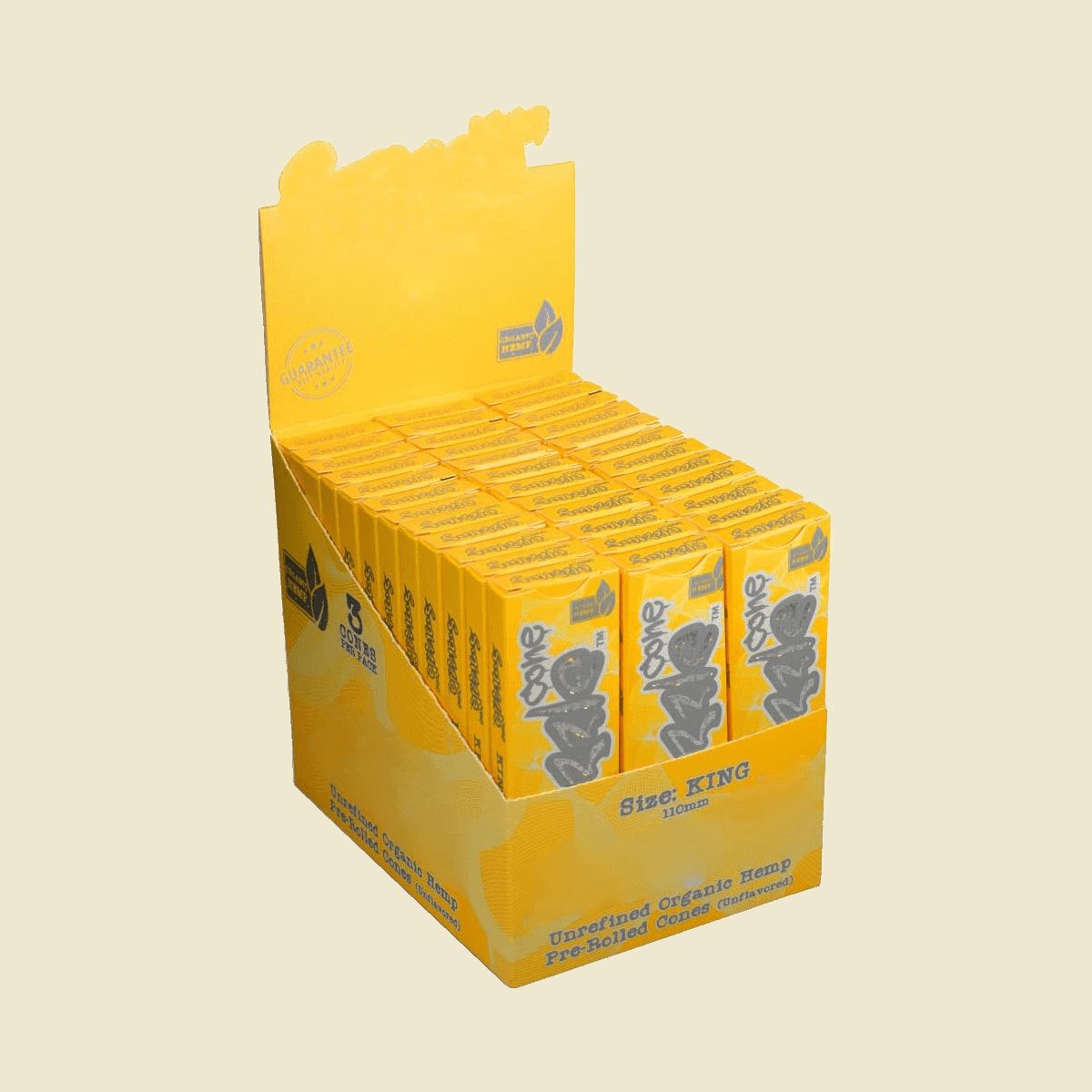 Paper printed top counter small corrugated carton packaging boxes for retail pre roll store custom cardboard preroll display box